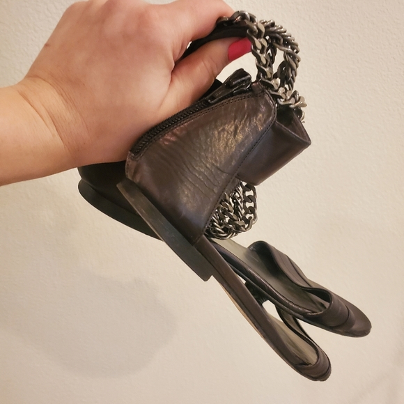 Stuart Weitzman Unique 7.5 Chain Detail Sandals - Picture 8 of 11